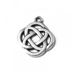 Pendentif Symbole Celte en Métal/Zamak 20mm