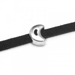 Passante in Metallo Zama Mezza Luna 7x5mm (Ø3.2x2.2mm)