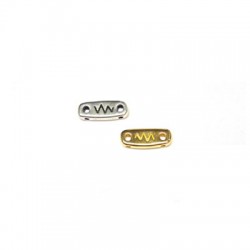 Zamak Connector Bar 20x8mm Ø2mm