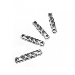 Intercalaire en Métal/Zamak 20x5mm (Ø 1,2mm)