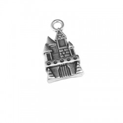 Zamak Charm Castle 11x17mm