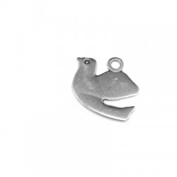 Pendentif Pigeon en Métal/Zamak 12x16mm