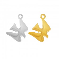 Pendentif Pigeon en Métal/Zamak 14x17mm