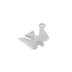 Zamak Charm Bird 14x17mm