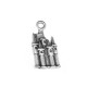Colgante de Metal Zamak Castillo 10x17mm