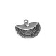 Colgante de Metal Zamak Semicirculo 'Etnico 18x14mm
