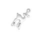 Zamak Charm Deer 12x19mm