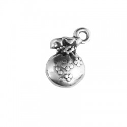 Pendentif Poche en Métal/Zamak 10x12mm