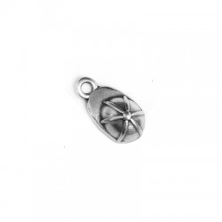 Ciondolo in Metallo Zama Cappellino Berretto 7x10mm
