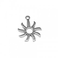 Pendentif Soleil en Métal/Zamak 15mm
