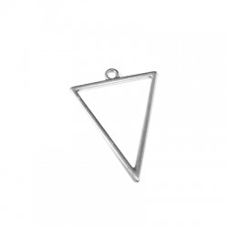 Pendentif Triangle en Métal/Zamak 27x31mm