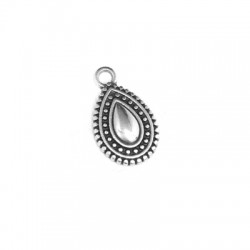 Breloque Éthnique en Métal/Zamak 10x13mm