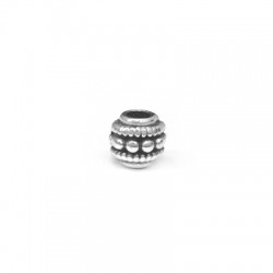 Perlina in Metallo Zama 6mm (Ø2.8mm)