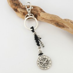 Entrepieza de Metal Zamak Rondel Triple 6mm (Ø2.7mm)
