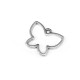 Zamak Charm Butterfly 17x13mm