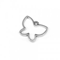 Colgante de Metal Zamak Mariposa 17x13mm
