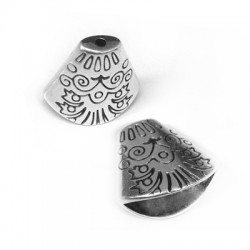 Zamak Cap 20x17.5mm Ø2mm