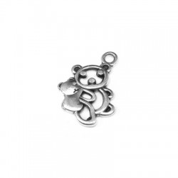 Colgante de Metal Zamak Madre Coala con Cachorro 13x15mm