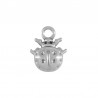 999° Silver Antique Plated/ 5µm