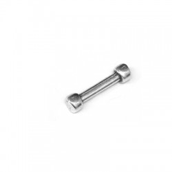 Pendentif Barre en Métal/Zamak 3x13mm