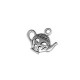 Zamak Charm Teapot 18x11mm