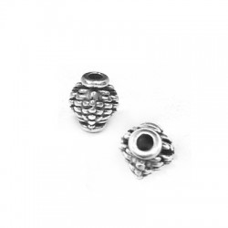 Μεταλλική Ζάμακ Χυτή Χάντρα 6x8mm Ø1.6mm