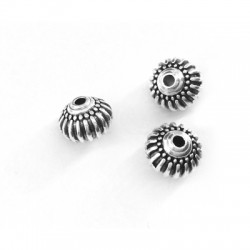 Perlina in Metallo Zama 8x7mm (Ø1.4mm)