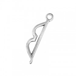 Pendentif Arc en Métal/Zamak 18x5mm