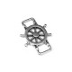 Conector de Metal Zamak Timón 24x18mm (Ø6.1x3.7mm)