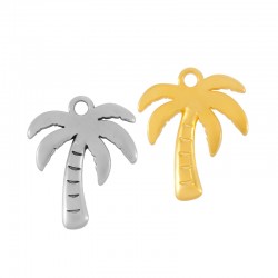Colgante de Metal Zamak Palmera 17x20mm