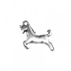 Zamak Charm Unicorn 19x13mm