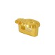 Passante in Metallo Zama Ananas 6x10mm (Ø5.2x2.2mm)