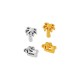 Passante in Metallo Zama Palma 10x11mm (Ø5.2x2.2mm)