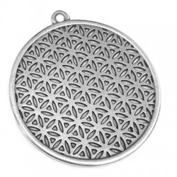 Zamak Pendant Flower of Life 45mm