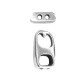Zamak Toggle Clasp 15x27mm Ø2.4mm