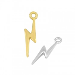 Charm in Metallo Zama Fulmine 17x5mm