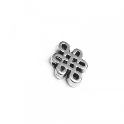 Passant en Métal/Zamak Symbole Céltique 14x10mm (Ø2,5mm)