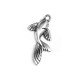 Colgante de Metal Zamak Pez 11x22mm