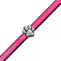 Zamak Slider Paw Print 9mm Ø5.2x2.2mm