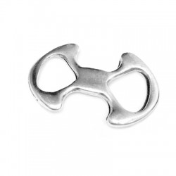 Μεταλλικό Ζάμακ Κούμπωμα με 2 Τρύπες 30x19mm Ø10.2mm