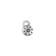Charm in Metallo Zama Rotondo con Sole 6mm