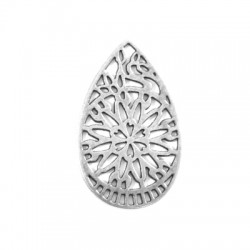 Zamak Pendant Teardrop 30x48mm