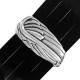 Zamak Magnetic Clasp Angel Wing 22x48mm Ø40x2.2mm