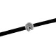 Μεταλλικό Ζάμακ Πέταλο Περαστό Γούρι 6.5mm Ø3.2x1.7mm