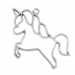 Colgante de Metal Zamak Unicornio 56x47mm