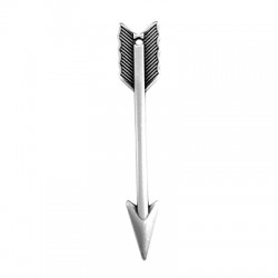 Zamak Pendant Arrow 16x62mm