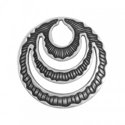 Pendentif Ovale en Métal/Zamak 59mm
