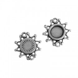 Zamak Connector Sun 13mm int. 6mm