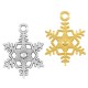 Charm in Metallo Zama Fiocco di Neve 14mm