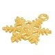 Zamak Charm Snowflake 14mm